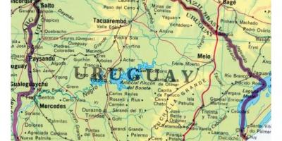 Mapa Urugwaju