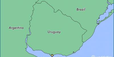 Mapa Montevideo, Urugwaj
