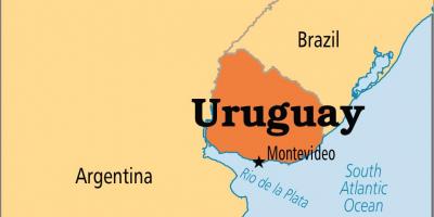 Urugwaj mapa stolicy